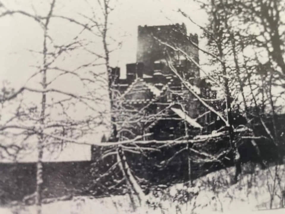 Northern view in snow — David O’Bannon collection — original source