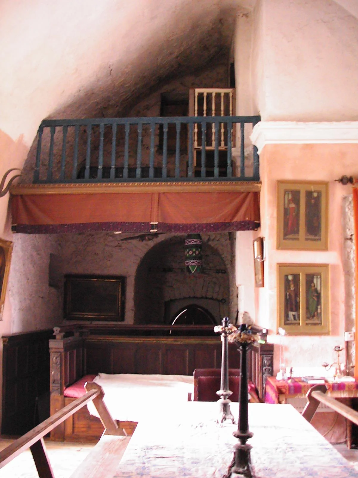 Upper Hall looking toward the south wing